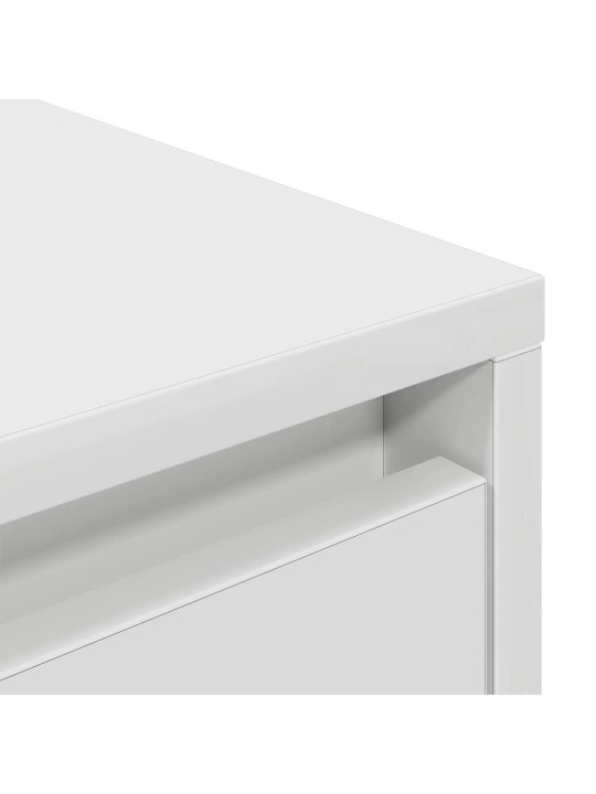 Tv skříňka s led osvětlením bílá 160,5x41x50 cm