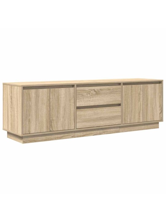 Tv skříňka s led osvětlením dub sonoma 160,5x41x50 cm