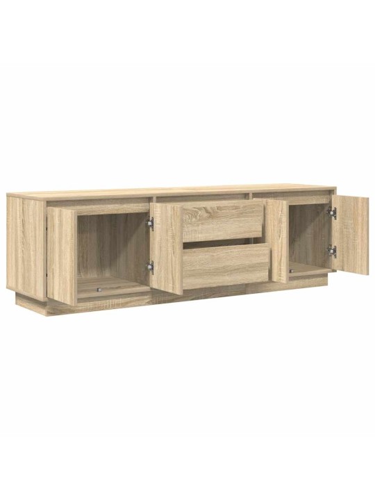 Tv skříňka s led osvětlením dub sonoma 160,5x41x50 cm