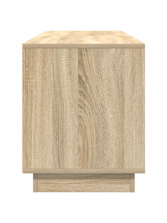 Tv skříňka s led osvětlením dub sonoma 160,5x41x50 cm