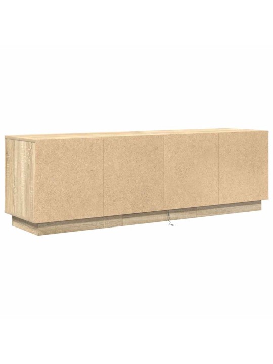 Tv skříňka s led osvětlením dub sonoma 160,5x41x50 cm