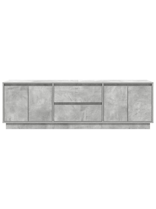 Tv skříňka s led osvětlením betonově šedá 160,5x41x50 cm
