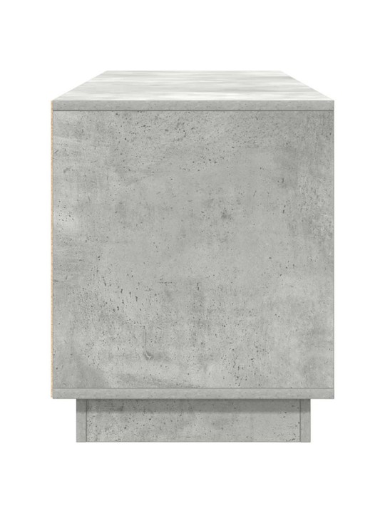 Tv skříňka s led osvětlením betonově šedá 160,5x41x50 cm