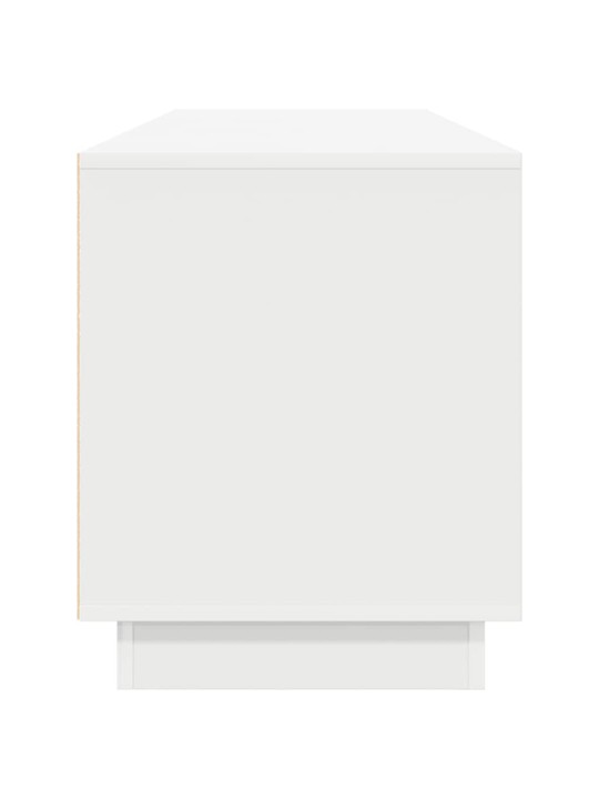 Tv skříňka s led osvětlením bílá 193,5x41x50 cm