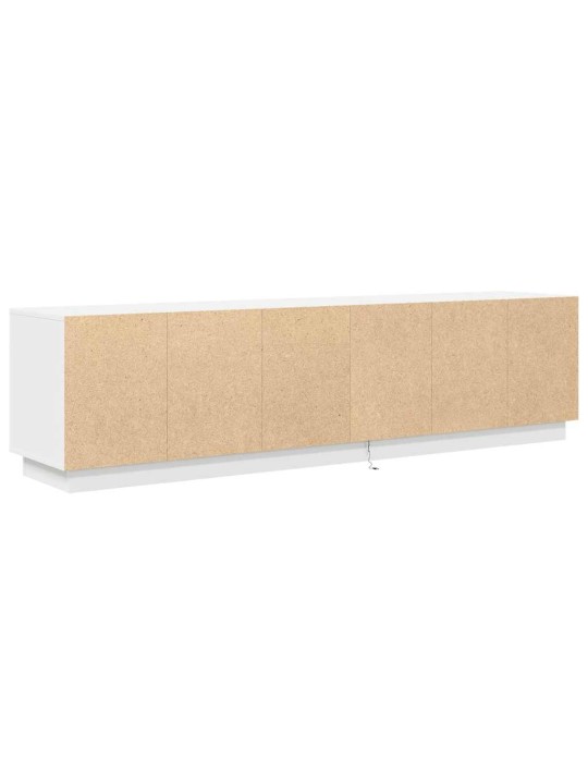 Tv skříňka s led osvětlením bílá 193,5x41x50 cm