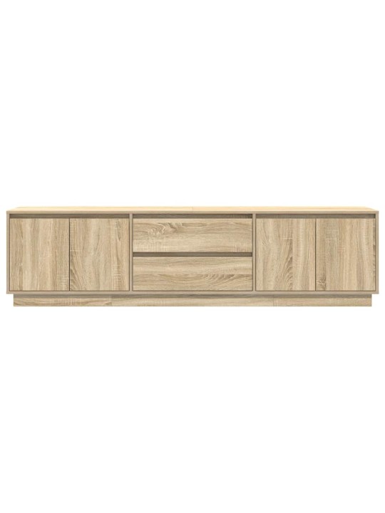 Tv skříňka s led osvětlením dub sonoma 193,5x41x50 cm