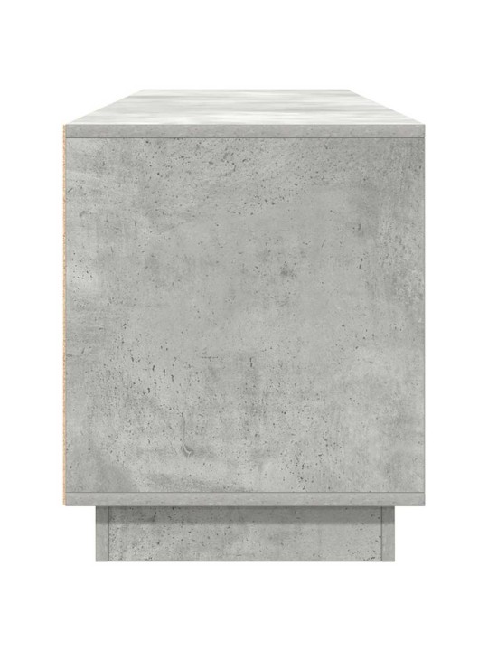 Tv skříňka s led osvětlením betonově šedá 193,5x41x50 cm