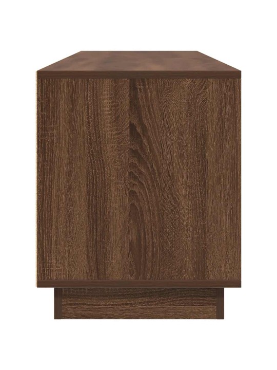 Tv skříňka s led světly hnědý dub 193,5x41x50 cm