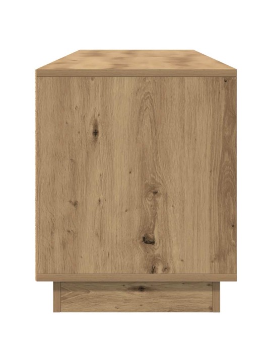 Tv skříňka s led osvětlením dub artisan 193,5x41x50 cm
