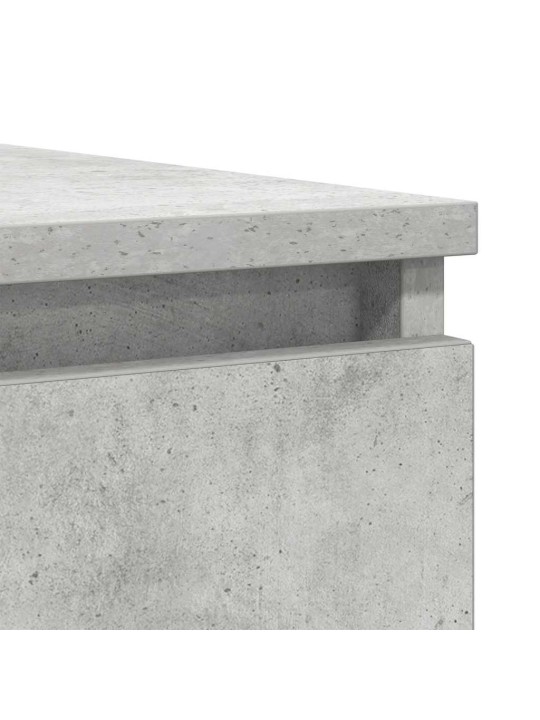 Příborník se zásuvkami betonová šedá kompozitní dřevo