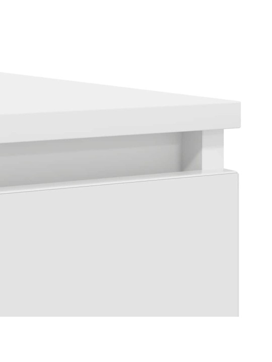 Příborník se zásuvkami bílý 100,5x35x98,5 cm kompozitní dřevo