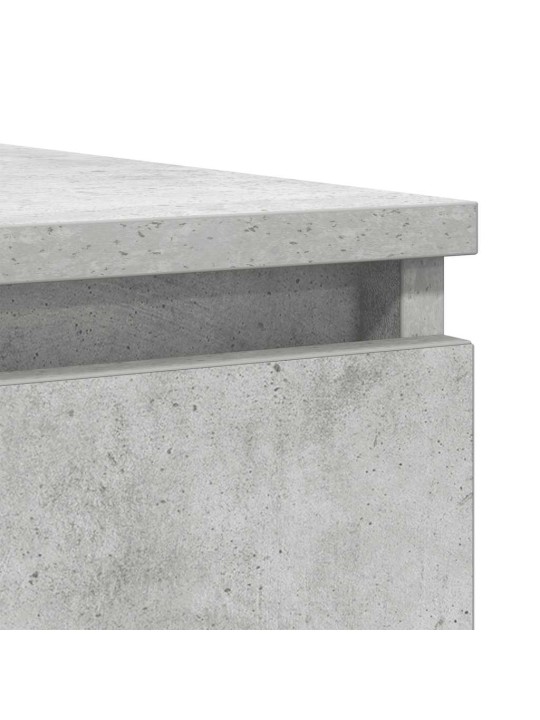 Příborník se zásuvkami betonově šedá kompozitní dřevo