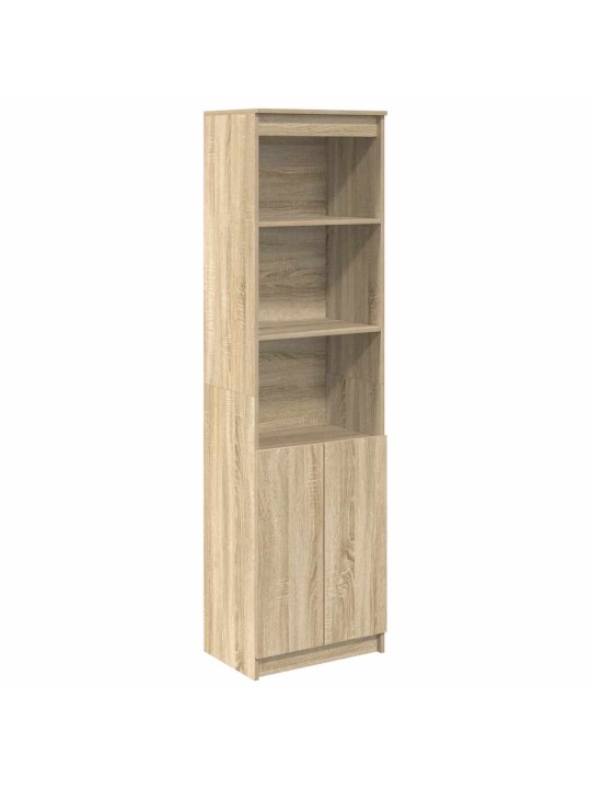 Vysoká deska sonoma dub 50x35x180 cm dřevěná konstrukce