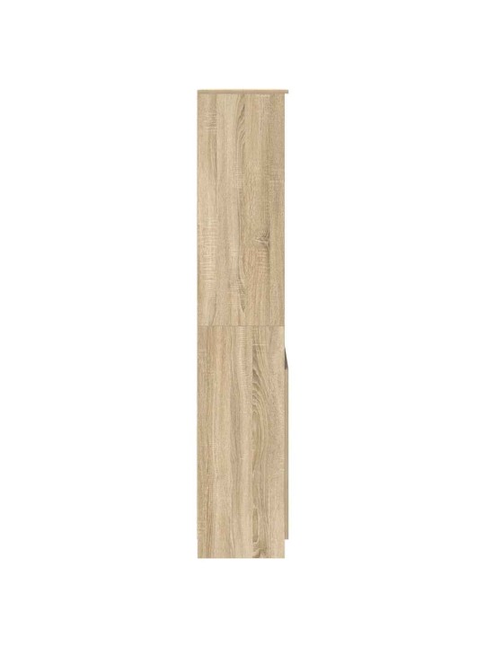 Vysoká deska sonoma dub 50x35x180 cm dřevěná konstrukce