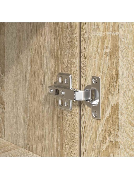 Vysoká deska sonoma dub 50x35x180 cm dřevěná konstrukce