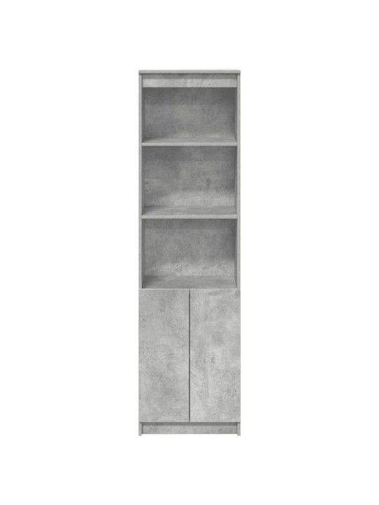 Vysoká deska betonově šedá 50x35x180 cm dřevěná konstrukce