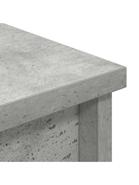 Vysoká deska betonově šedá 50x35x180 cm dřevěná konstrukce