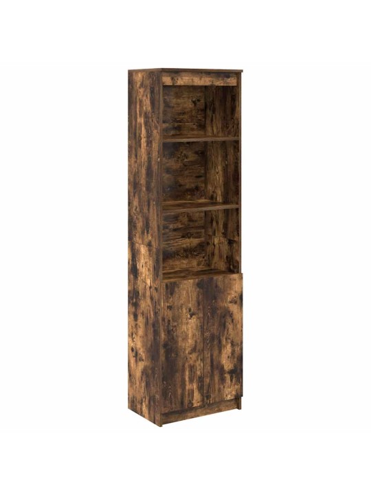 Vysoká deska kouřový dub 50x35x180 cm dřevěné konstrukce