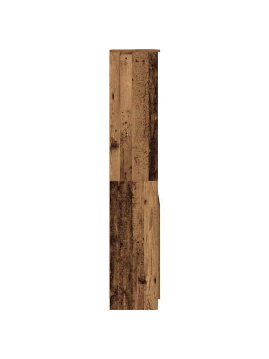 Vysoká deska staré dřevo 50x35x180 cm dřevěná konstrukce