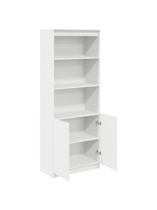 Skříň highboard bílá 70 x 35 x 180 cm kompozitní dřevo