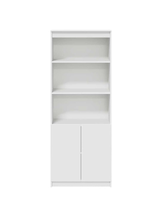 Skříň highboard bílá 70 x 35 x 180 cm kompozitní dřevo