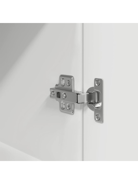 Skříň highboard bílá 70 x 35 x 180 cm kompozitní dřevo