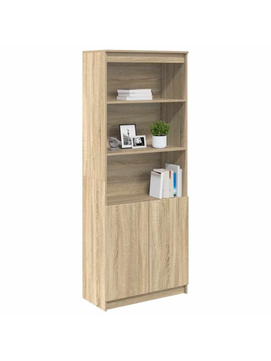 Skříň highboard dub sonoma 70 x 35 x 180 cm kompozitní dřevo