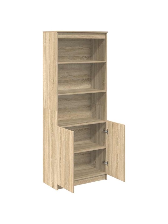 Skříň highboard dub sonoma 70 x 35 x 180 cm kompozitní dřevo