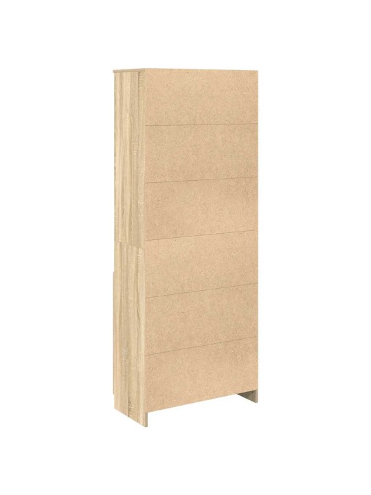 Skříň highboard dub sonoma 70 x 35 x 180 cm kompozitní dřevo