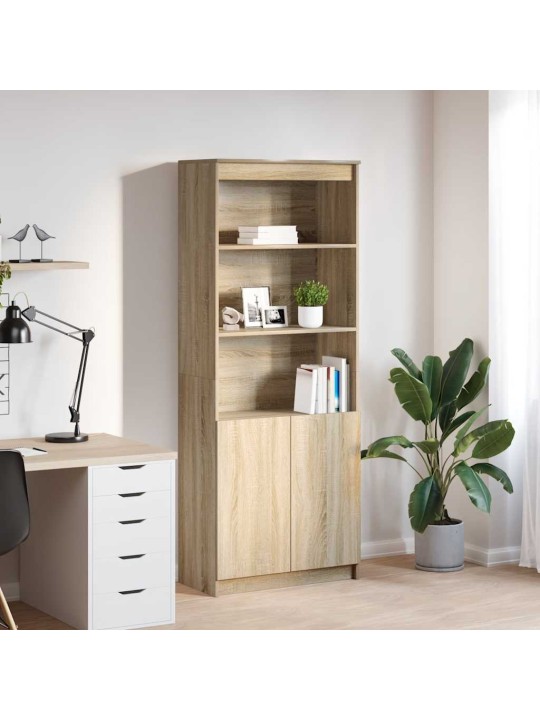 Skříň highboard dub sonoma 70 x 35 x 180 cm kompozitní dřevo