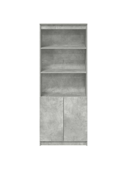 Skříň highboard betonově šedá 70 x 35 x 180 cm kompozitní dřevo