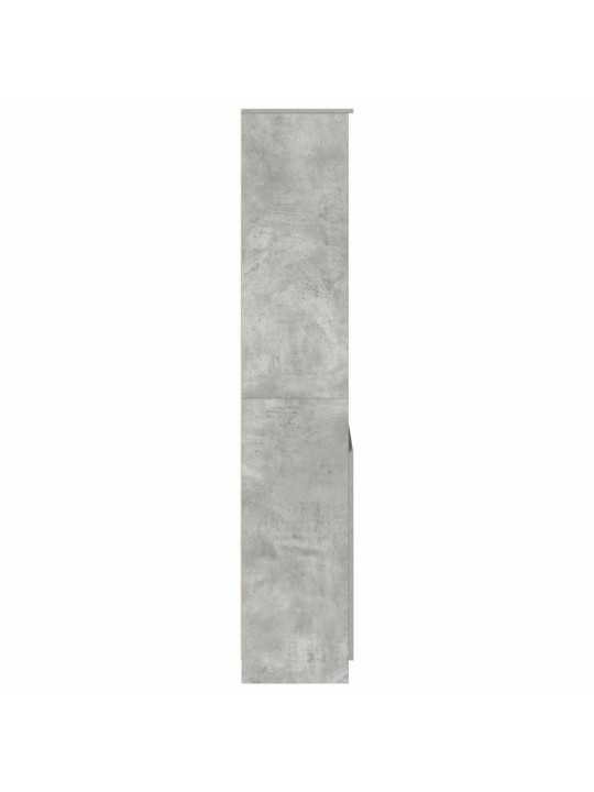 Skříň highboard betonově šedá 70 x 35 x 180 cm kompozitní dřevo
