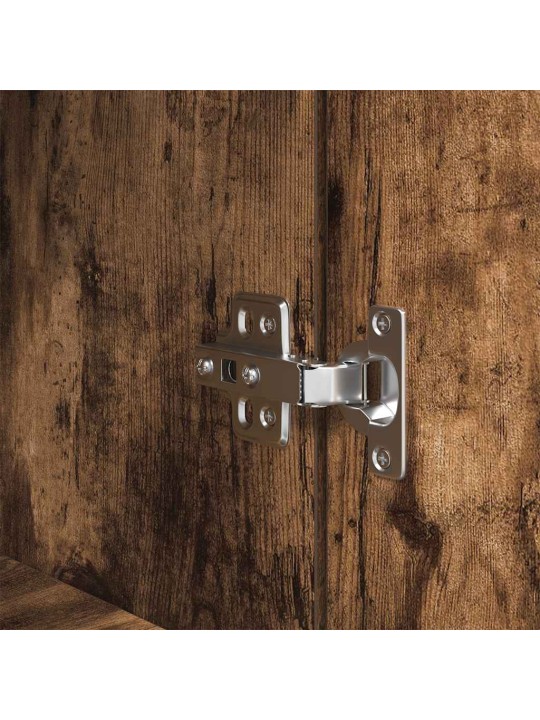 Skříň highboard kouřový dub 70 x 35 x 180 cm kompozitní dřevo
