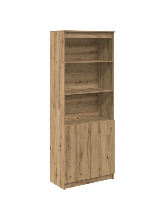 Vysoká deska artisan dub 70x35x180 cm kompozitní dřevo