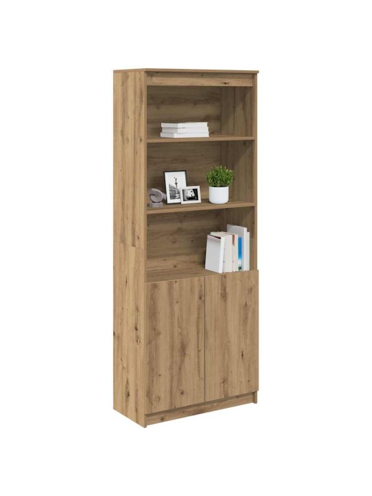 Vysoká deska artisan dub 70x35x180 cm kompozitní dřevo