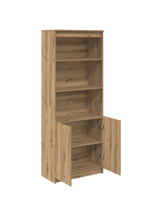 Vysoká deska artisan dub 70x35x180 cm kompozitní dřevo