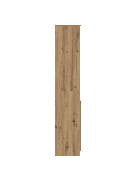Vysoká deska artisan dub 70x35x180 cm kompozitní dřevo