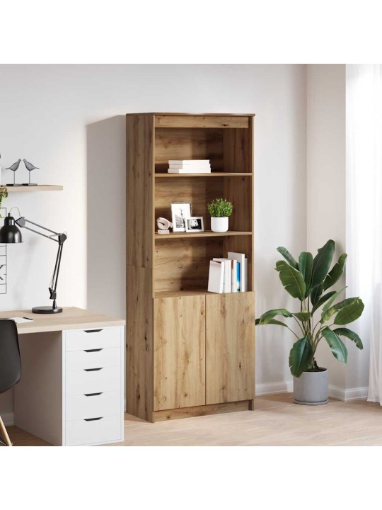 Vysoká deska artisan dub 70x35x180 cm kompozitní dřevo