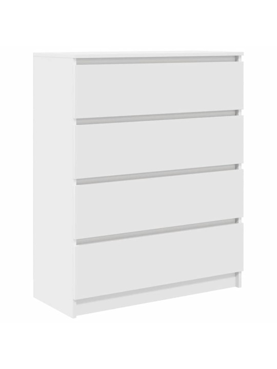 Příborník bílý 80x35x99 cm kompozitní dřevo