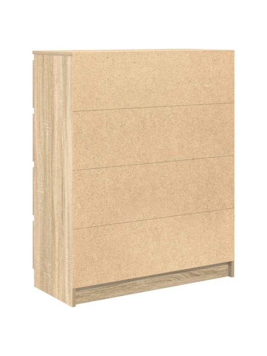 Příborník dub sonoma 80x35x99 cm kompozitní dřevo