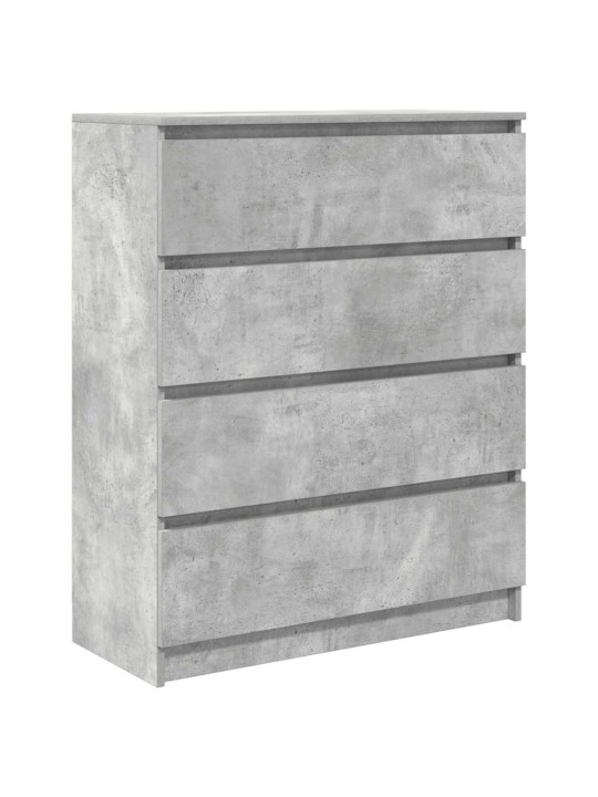 Příborník betonově šedý 80x35x99 cm kompozitní dřevo