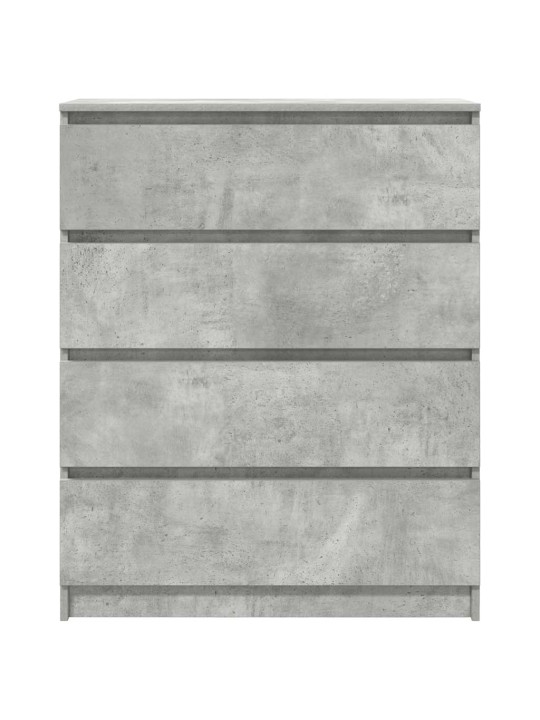 Příborník betonově šedý 80x35x99 cm kompozitní dřevo