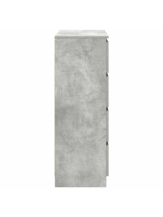 Příborník betonově šedý 80x35x99 cm kompozitní dřevo