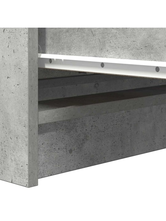 Příborník betonově šedý 80x35x99 cm kompozitní dřevo