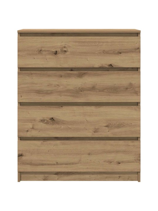 Příborník dub artisan 80x35x99 cm kompozitní dřevo