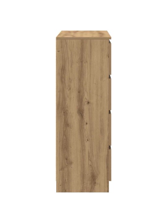 Příborník dub artisan 80x35x99 cm kompozitní dřevo