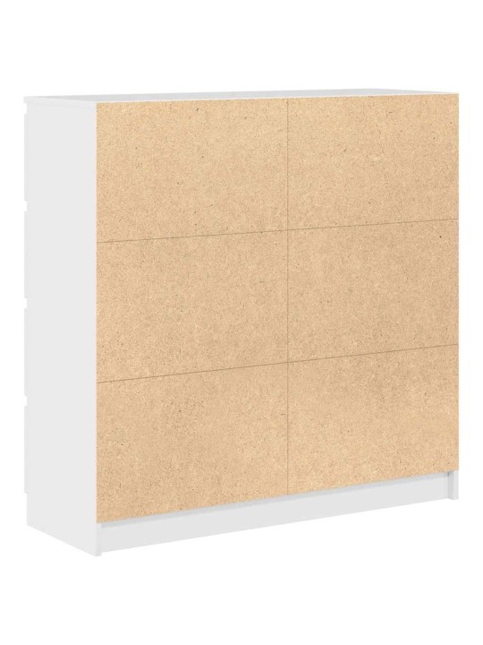 Příborník bílý 100x35x99 cm kompozitní dřevo