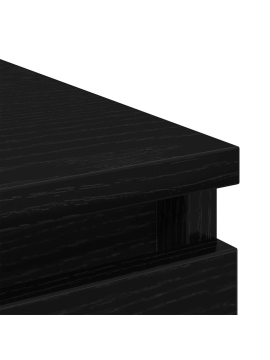 Příborník černý dub 100x35x99 cm dřevěná konstrukce