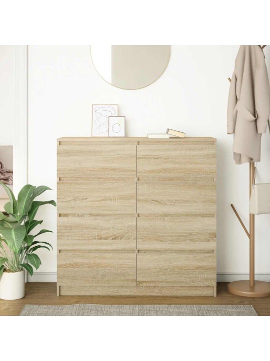 Příborník dub sonoma 100x35x99 cm kompozitní dřevo