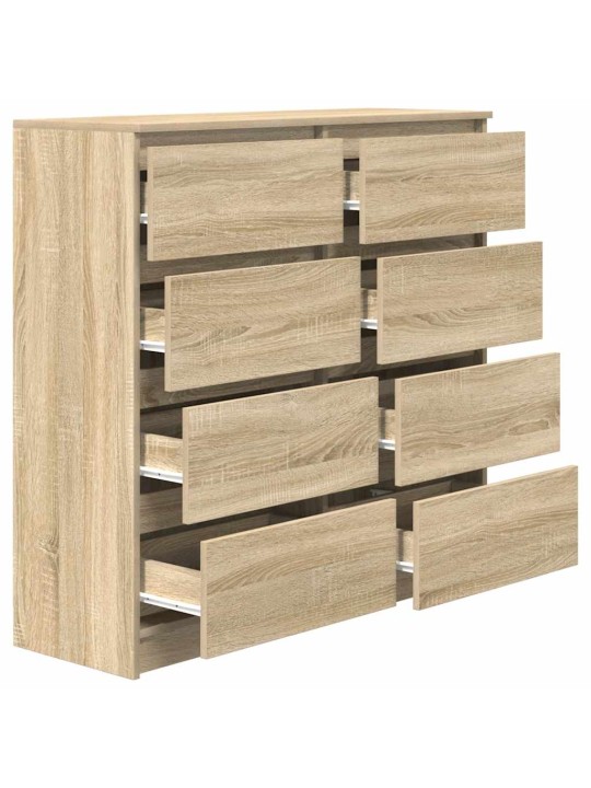 Příborník dub sonoma 100x35x99 cm kompozitní dřevo